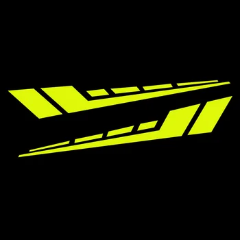 Motorrad Kotflügel Vorne Kamm Universal Aufkleber Motor Körper Reflektierende Wasserdichte Aufkleber Für Yamaha R1 R3 Mt07 Mt09