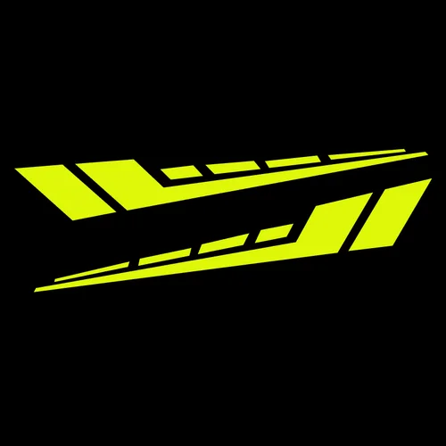 Peine para guardabarros delantero de motocicleta, pegatinas universales, cuerpo de Motor, calcomanía reflectante impermeable para Yamaha R1 R3 Mt07 Mt09