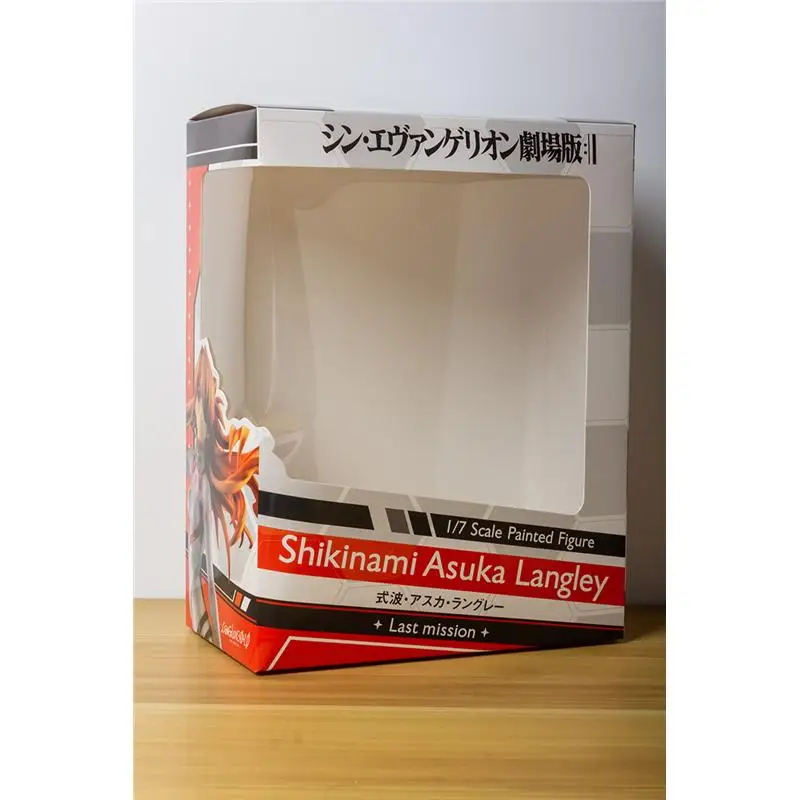 Figurine de dessin animé Shin Gekijouban Souryuu Asuka Langley, 27CM, costume de Combat de dernière Mission, modèle de scène, jouet, cadeau d'action, 1/7