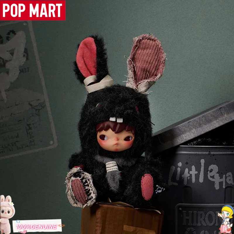 

POPMART Hirono Little Hare Series Plush Keychain Blind Box Cute Kawaii Doll Collectible Hanging Figure & Bag Charm Birthday Gift
