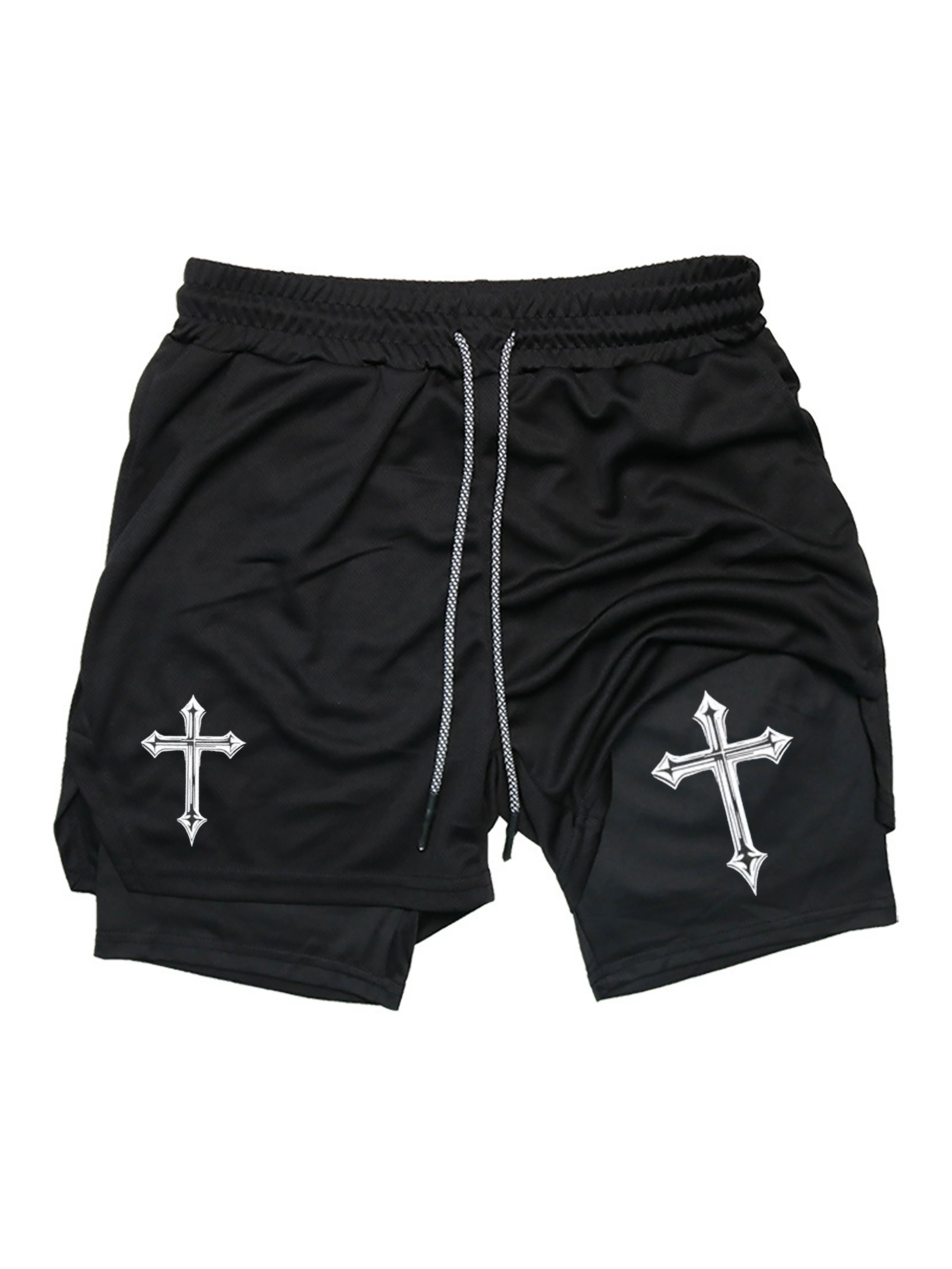 

Men'S Breathable Soft Sports Shorts Quick-Dry Elastic Waistband Drawstring Pockets for Running Outdoor Activities Athletic