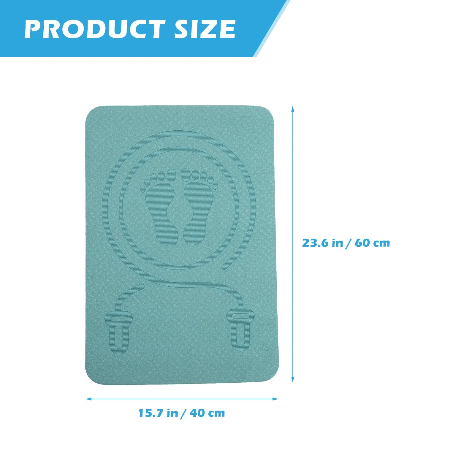 

Non-Slip Tpe Jump Rope Portable Fitness Skipping For Yoga Pilates Workout Household Sports Mat Multi-Function Shock-Absorbing