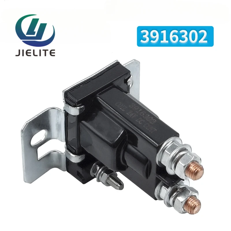3916301 24V High Current Relay, 500A DC Starting Relay, Automatic Starter Contactor for  Engine, Replacement 3916301 12V