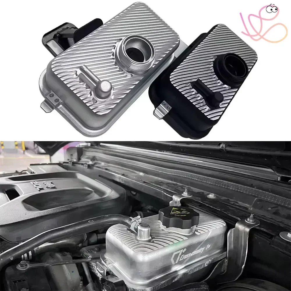 

Coolant Reservoir Antifreeze Container Aluminum Alloy For Jeep For Wrangler JL JT 4XE JL1313 LantSun