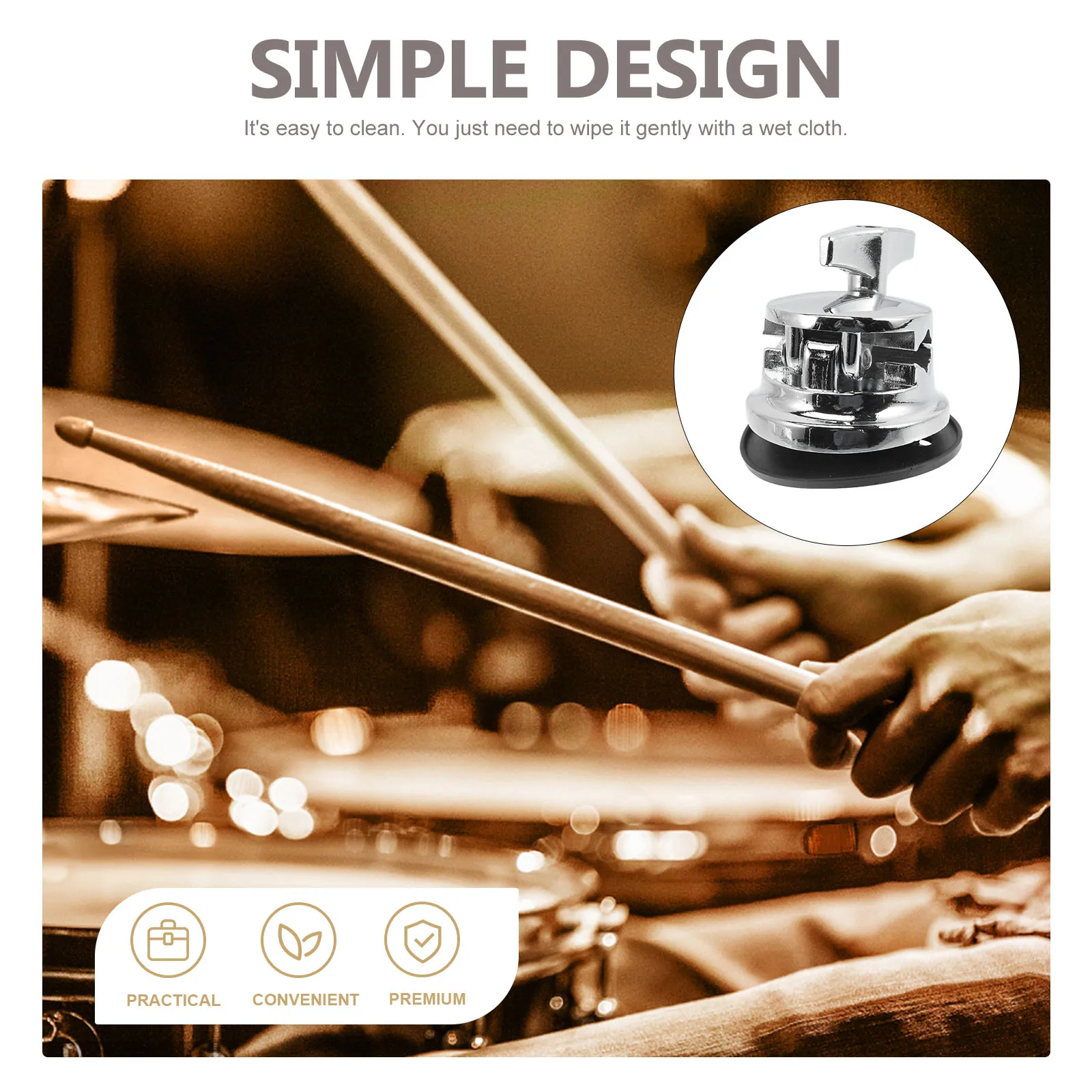 

Tom Leg Base Zinc Alloy Durable Compact Easy Install Replacement Fits Most Drums Alloy Drum Set Legs Bases Stand For Drum