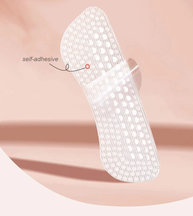 Verbesserte Silikon-Fersenpads, Fersen-Grip für Damen und Herren, Rutschfeste Fersenpolster, Rutschfeste Einlagen, Fußpflege, Fersenschutz – Detail 10