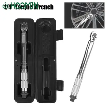 Car bicycle repair hand tools wrench two-way precision ratchet wrench accuracy 3% 1/4 inch square drive torque wrench 5-25N.m