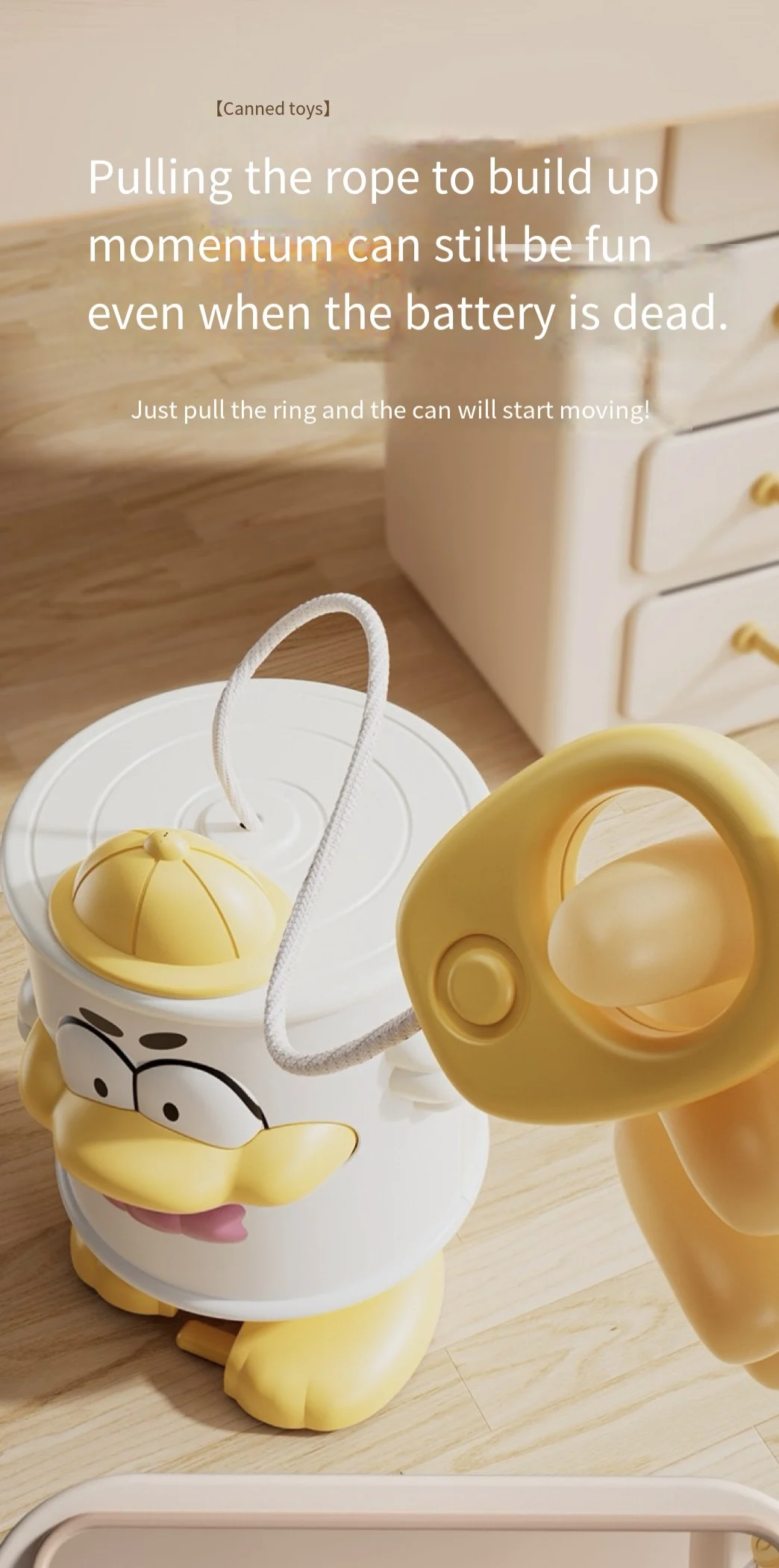 New educational modeling cartoon hand-pulled canned small animal walking interesting gift baby learning crawling interactive toy