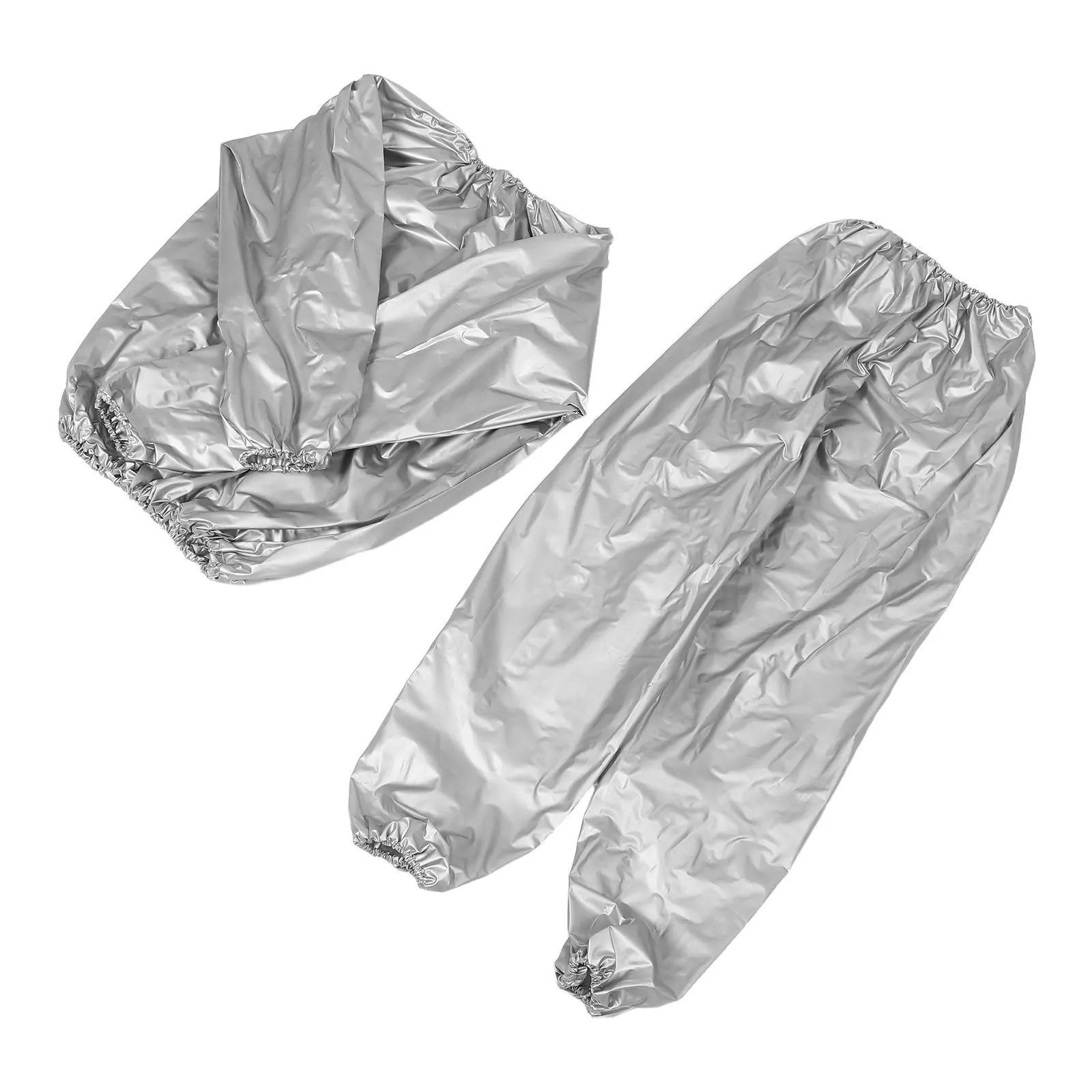 Men's & Women's PVC Sauna Suit for Gym Workouts – Full-Body Sweat Suit, Heat-Trapping, Quick-Dry Fitness Gear