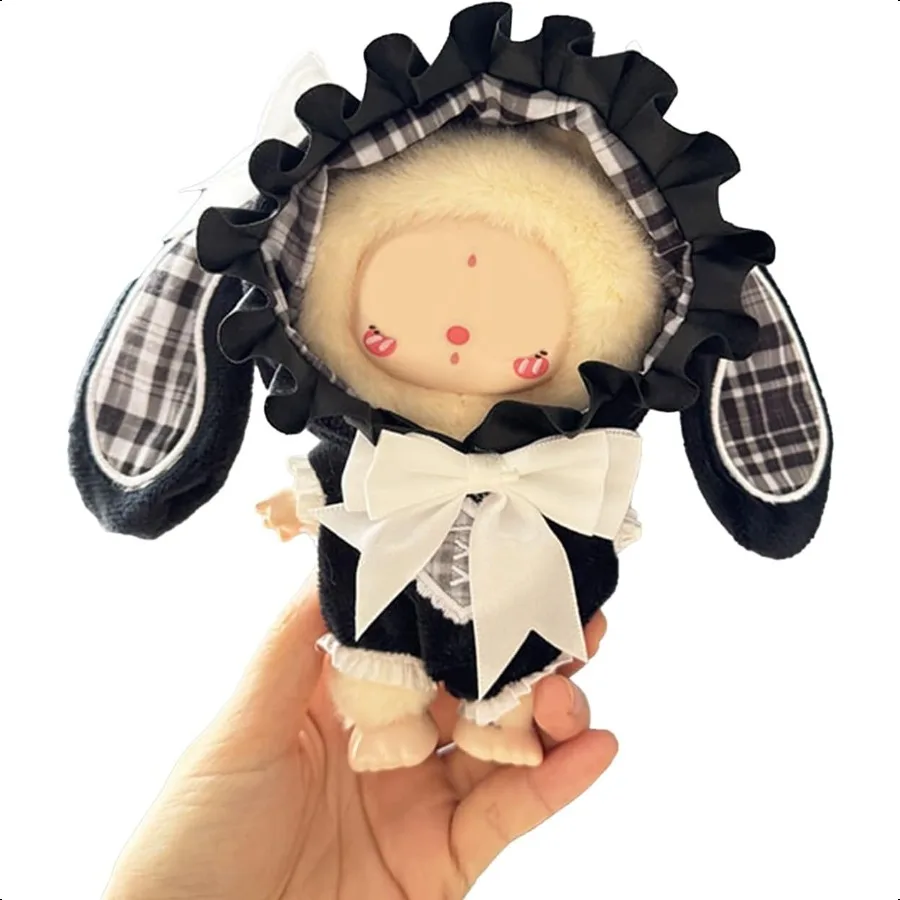 

Clothes for Doll NO Doll Included 15 17cm Doll Clothes Set for Doll Outfit Accories for Doll Black Ears