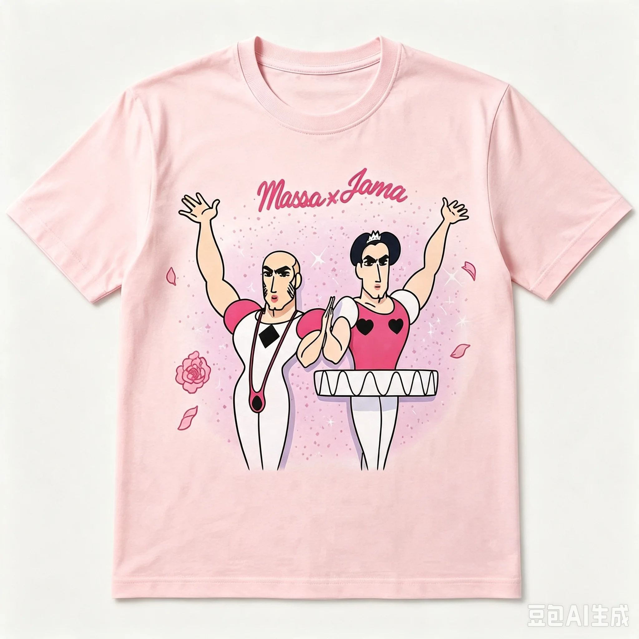 Summer Heavyweight Pure Round Neck Short Sleeve T-Shirts Printed Couple Matching Fun Quirky Design Women's Fashion Graphic Y2K