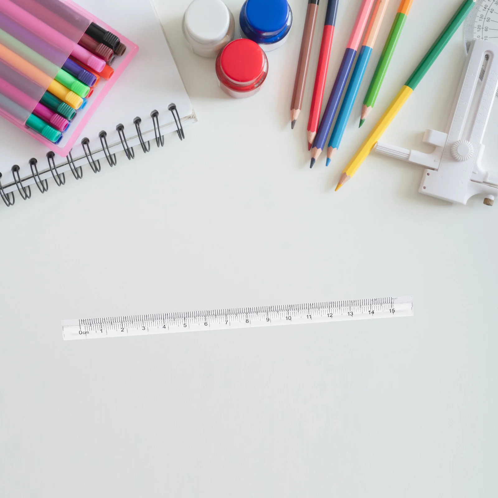 

8Pcs Triangular Rulers Clear High Strength Drawing Rulers for Students Architects Engineers Measurement Drawing