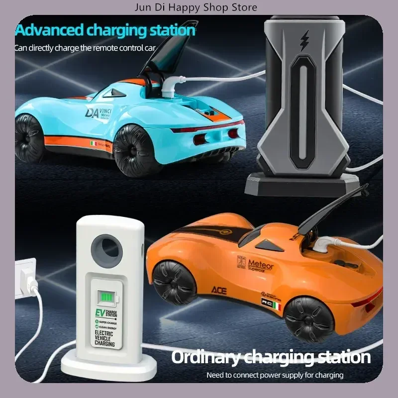 In Stock New Energy 2.4GHz RC Stunt Car Remote Control Hobby Model Gesture Sensing With LED Lights Music & Spray Effects Collect