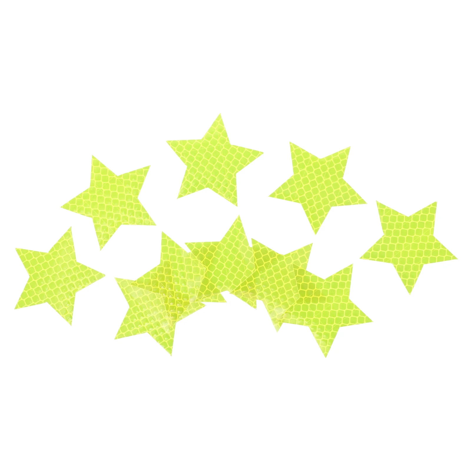 

10Pcs Anti-Collision Warning Stickers Glow in The Dark Reflective Safety Decals for Cars Bicycles Motorcycles Night Visibility