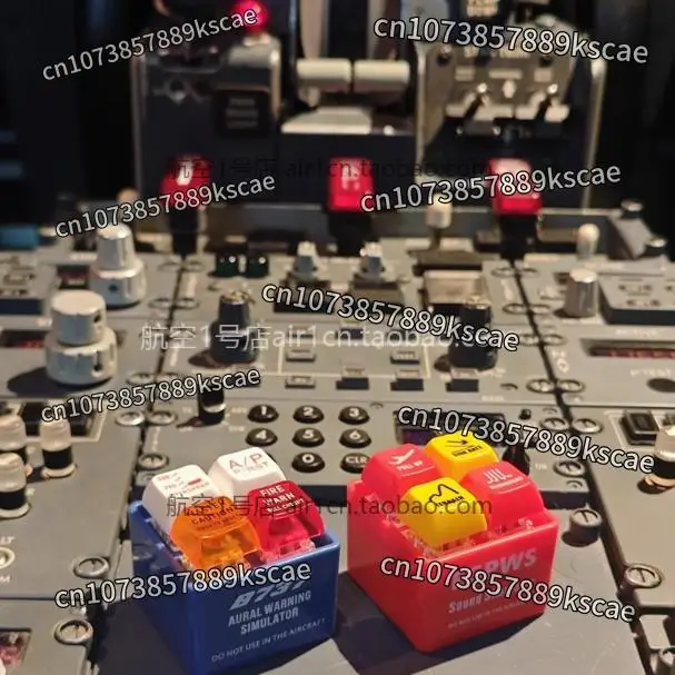 Boeing 737 Airbus sound emulator pilot keychain