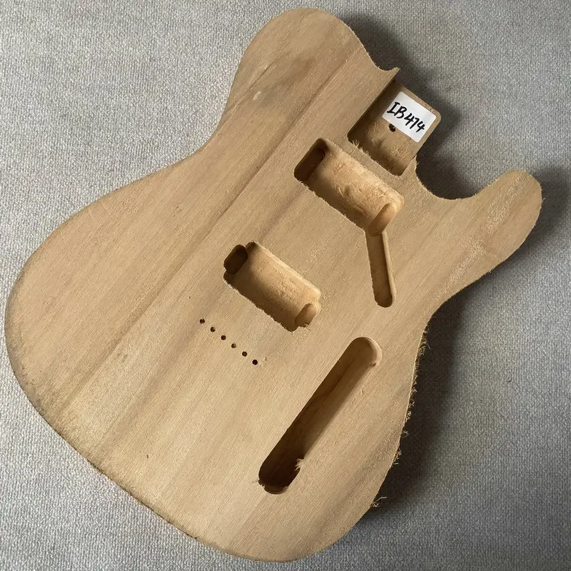 

Корпус электрогитары IB474 из натурального массива тополя, для правой руки, с креплением струн через корпус, модель TELE, без покраски, для замены и самостоятельной сборки, необработанный.