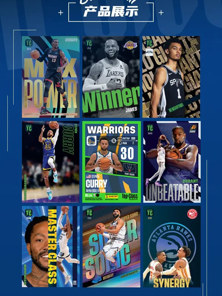 Panini Cards NBA Top Class Basketball Doncic Collection Cards  Limited Class Football Fan Cards 2024 Panini Children Toys Gifts