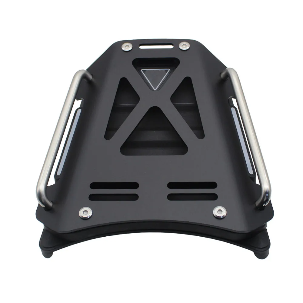 Support de bagages pour moto, barre de transport étendue, support de bagages pour siège arrière, rem