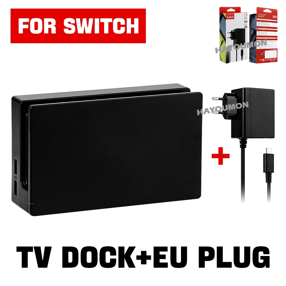 NIEUWE 2IN1 Kit Voor NS Schakelaar Opladen Dock HDMI-Compatibel TV Dock Laadstation Stand Dock + Voor Schakelaar AC Adapter Voeding