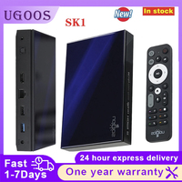 2024 NEW Ugoos Sk1 TV Box Amlogic s928xk Android 11.0 Set Top TV Box 128GB 8GB Wifi 6 BT5.2 1000M Dolby Widevine L1 DTS Support