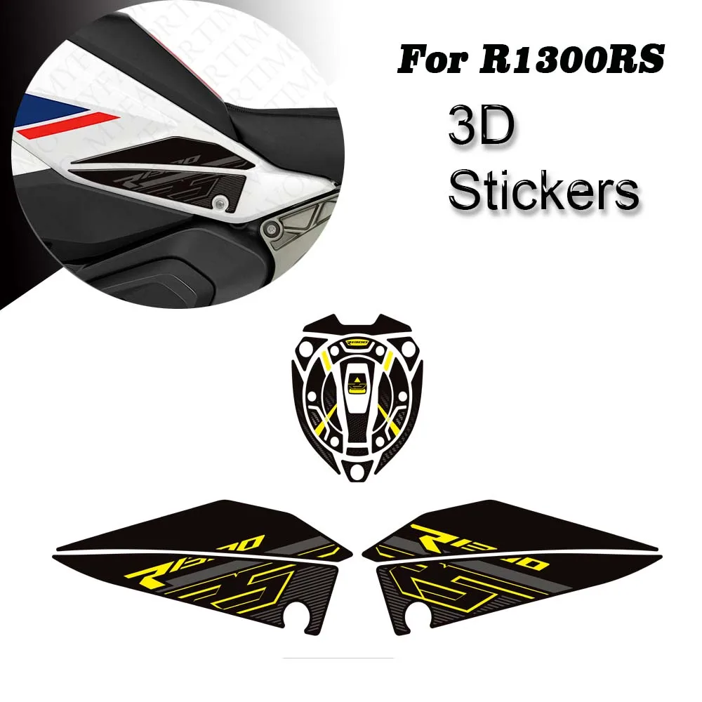 

Motorcycle For R1300RS R 1300 RS R1300 Tank Pad TankPad Cap Grips Gas Fuel Knee 3D Stickers Decals Protection 2025 2026