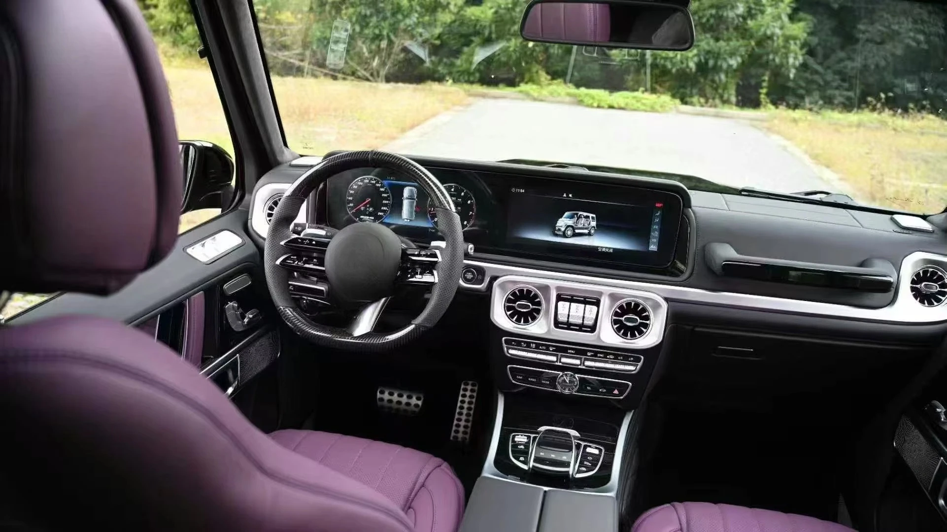 Applicable for G-Class G350 G500 G550 Upgrade to G63 G65 Interior Control Seat Interior Kit Modification