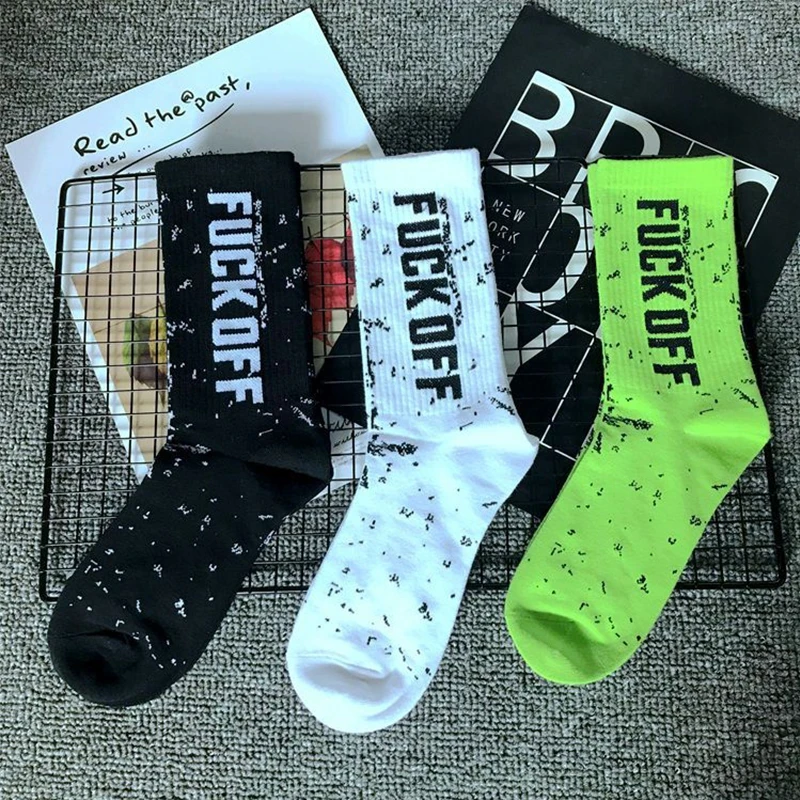 Trendy Mid Crew Socks Fashion Sports Sock Casual Streetwear accessories Breathable