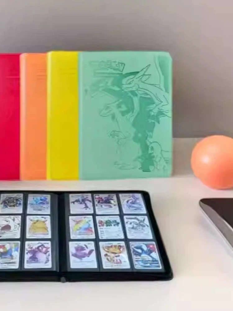 Kaartenmap met 9 vakjes, verzamelmap voor trading cards, displaymap, opbergmap voor Pokémon PTCG TCG Yugioh MTG gamekaarten - afbeelding 2