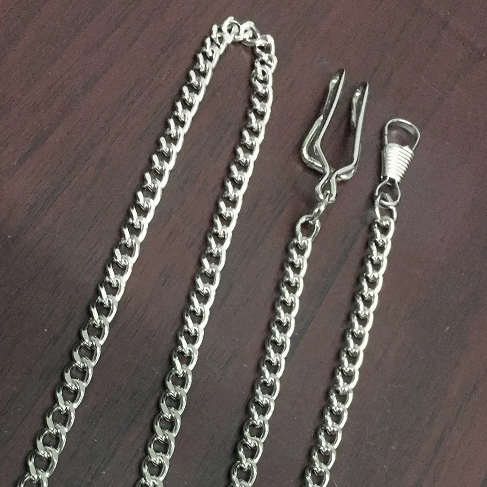 

2 шт. винтажные металлические цепочки для карманных часов, цепочки для одежды, цепочки для брюк, для кошельков, джинсов, мужских аксессуаров, для карманных часов