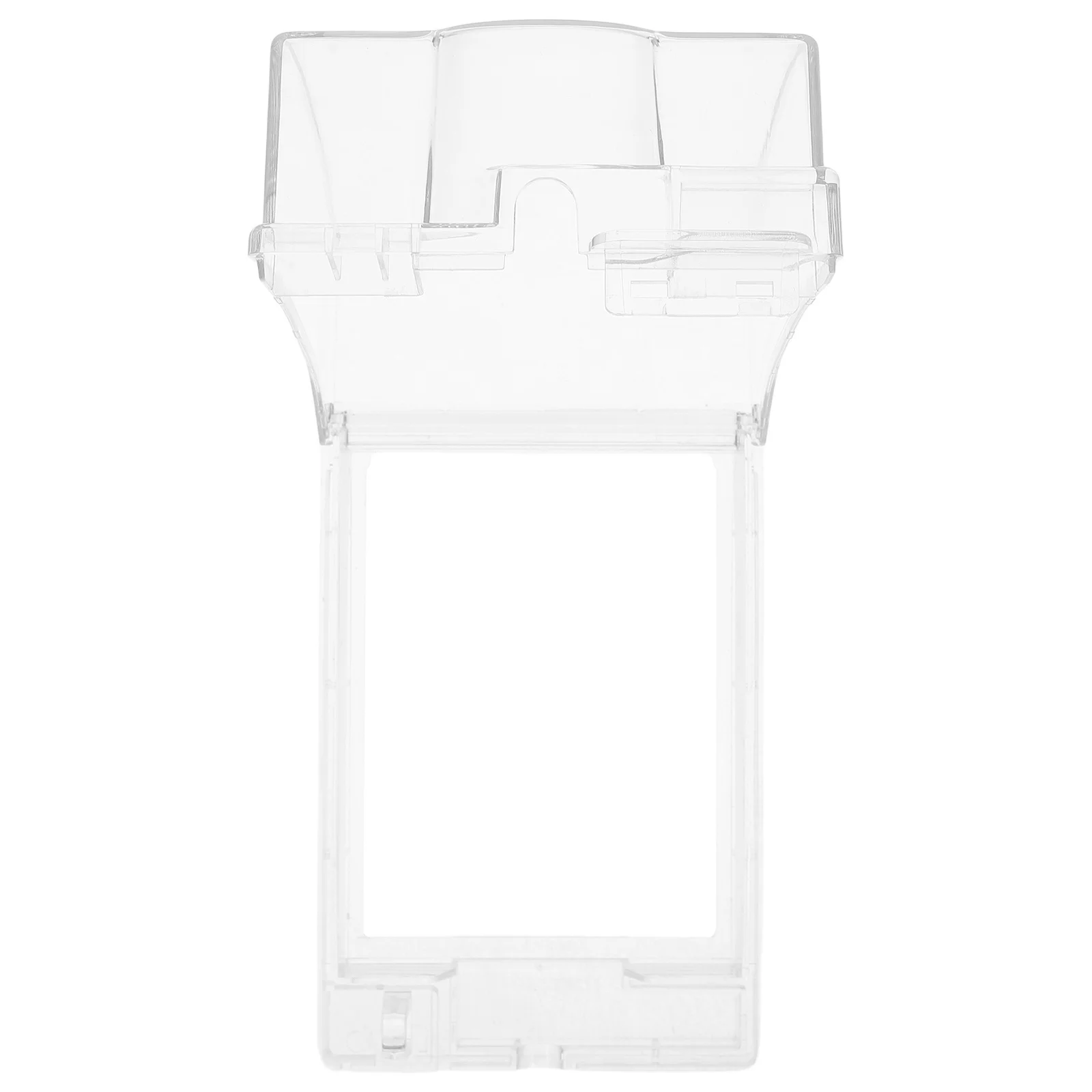 

Waterproof Electrical Outlet Self Adhesive Plastic Box Outdoor Use Wall Covers Weatherproof Plug Transparent Leakage Protection