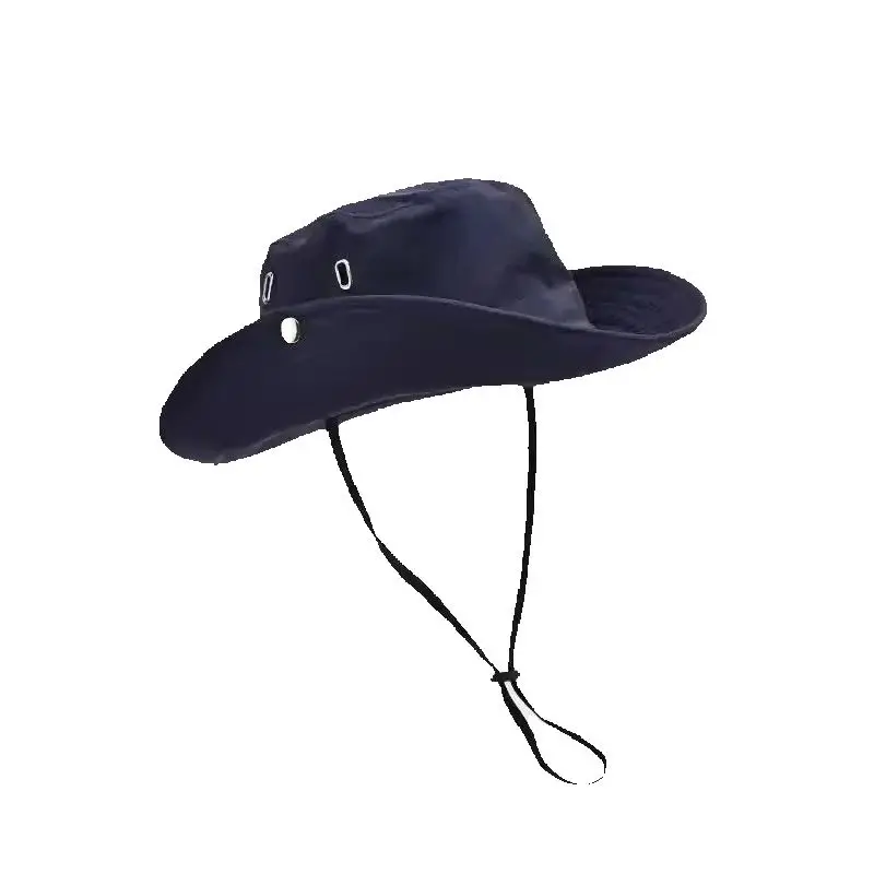 Men Breathable Mesh Sun Hat Anti-UV Panama Cap Outdoor Fishing Camping Hiking Mountaineering UV Protection Caps