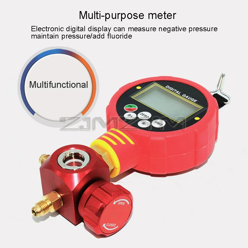 WK-6881L/H C Digital Manifold Gauge Refrigeration Pressure Tester High Pressure Air Conditioning Low Pressure Meter