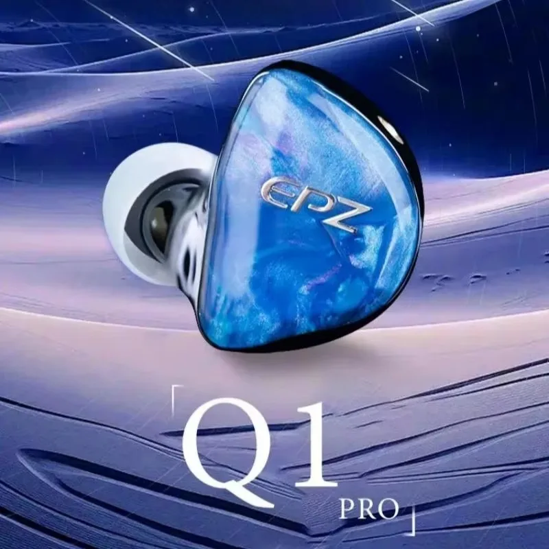 EPZ for Q1 Pro Yunshuilan In Ear Monitor IEM HIFI Wired Earphones MIC Detachable Type-C Cable for Gaming Music Audiophile Setup