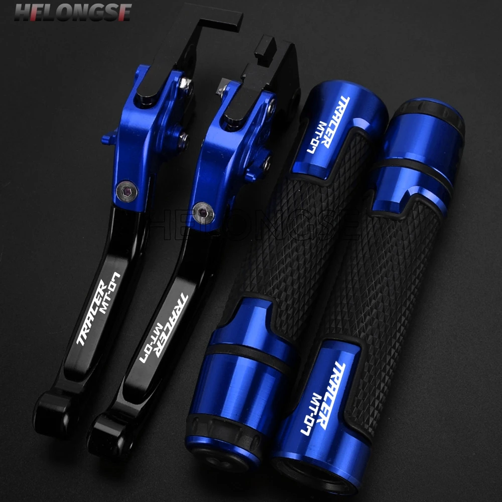 

FOR YAMAHA MT07 MT 07 MT-07 TRACER 2016-2020 2019 2018 Motorcycle Adjustable Foldable Brake Clutch Levers Handle Handlebar Ends
