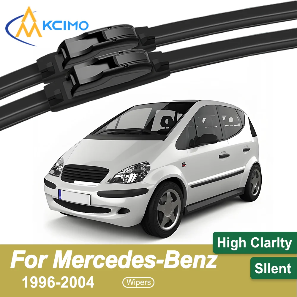 

Premium Rubber Durable Silent Windshield Wiper Blades 2pcs for Mercedes-Benz A-Class W168 1996-2004 Front Wiper Blades Set