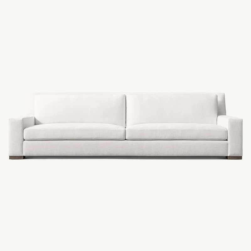 xx-PARISIAN TRACK ARM SOFA Premium American Style Modern Rectangle Fabric Sofa Set-Custom Luxury Living Room Furniture
