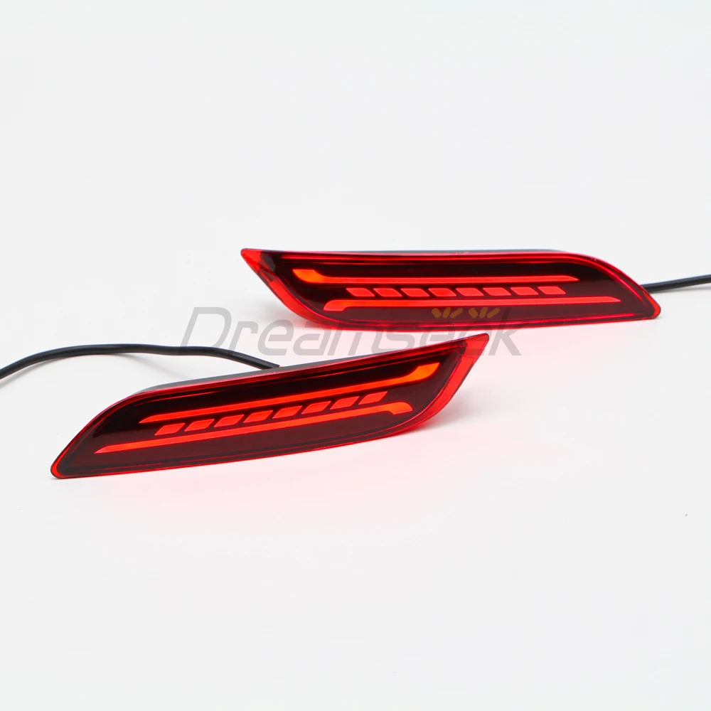 LED Reflector Rear Bumper Tail Light For Toyota Camry XV70 2018 2019 2020 2021 2022 2023 Brake Fog Lamp W/ Dynamic Turn Signal