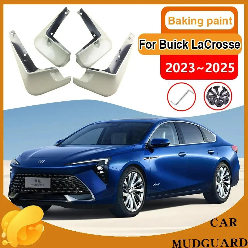 

Car Mud Flaps for Buick LaCrosse Accessories 2023 2024 2025 Baking Paint Mudguards Splash Guards Wheel Fender Mudflaps Stickers