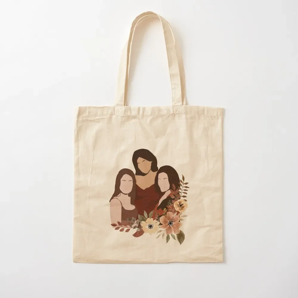 Brown flowers Charmed ones Tote Bag hand bags Women's bags bags woman 2025 Bag