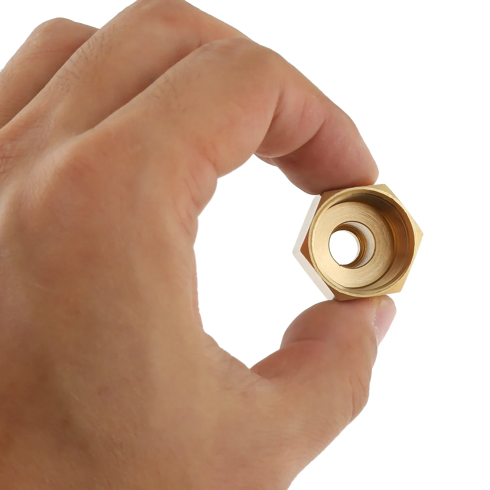 1Pc Brass Adapter 3/8" Male Flare X 1/2" Female NPT Pipe Connector for Outdoor Gas Fire Pits