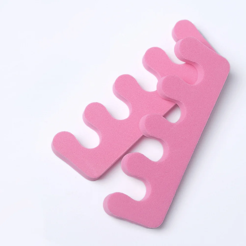 

20Pcs Toe Separators Pedicure Foam Nail Finger Dividers Eva Material Comfortable Use Nail Art Tools for Extensions Shaping