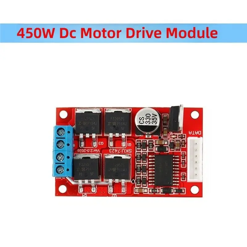 [NEW A09R!】 PWM DC Motor Speed Controller H-Bridge Brush Motor Driver