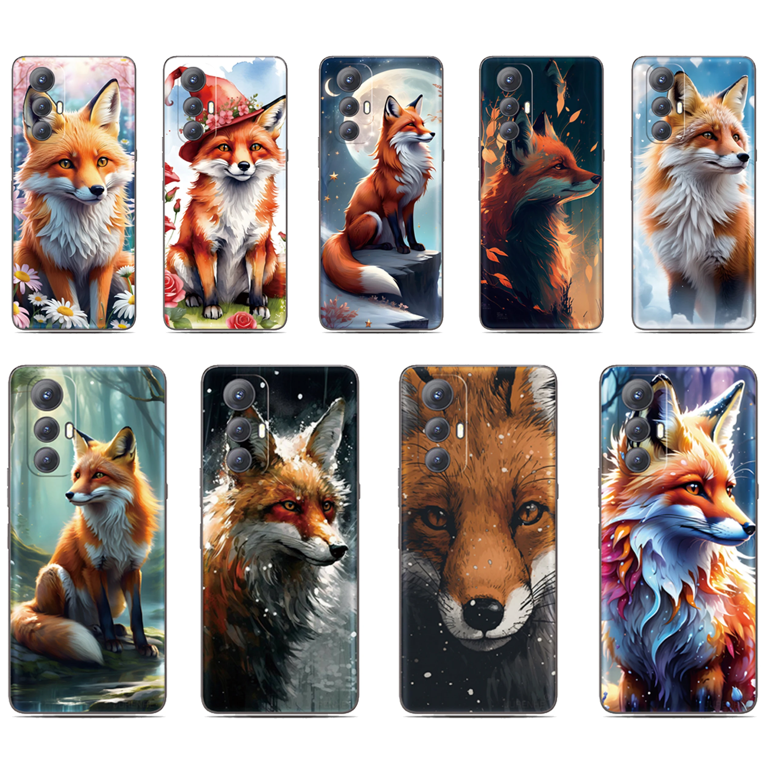 Picture Fox Phone Case For Ulefone Note 20 19 18 Ultra 10 12 13 14 15 16 17 Pro 13P 12P 11P 10P Silicone Soft Back Cover