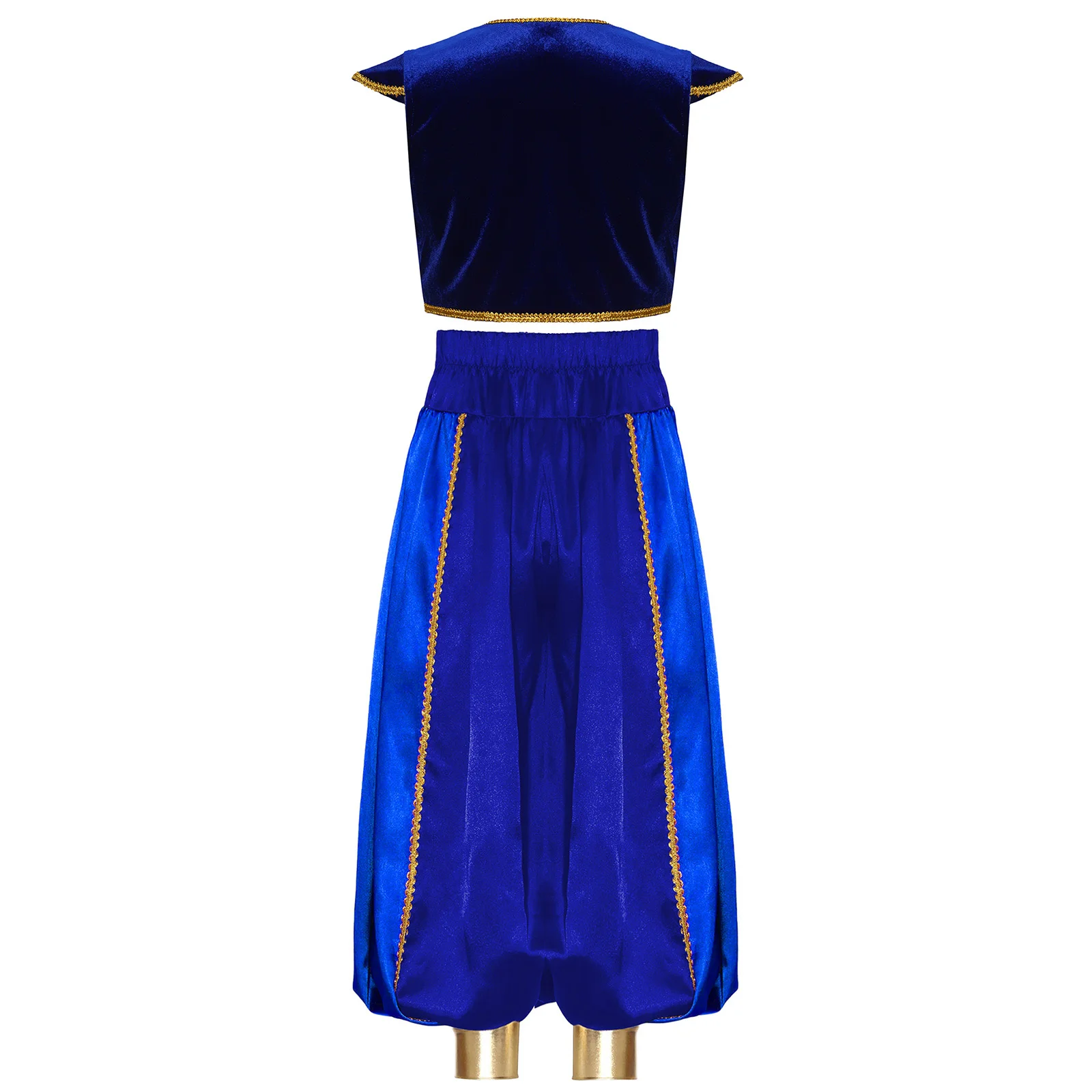 ชุดคอสเพลย์เจ้าชายอาหรับสำหรับเด็กในวันฮาโลวีน ชุดตัวละครในเทพนิยาย ชุดแฟนซีสำหรับเด็กในงานปาร์ตี้