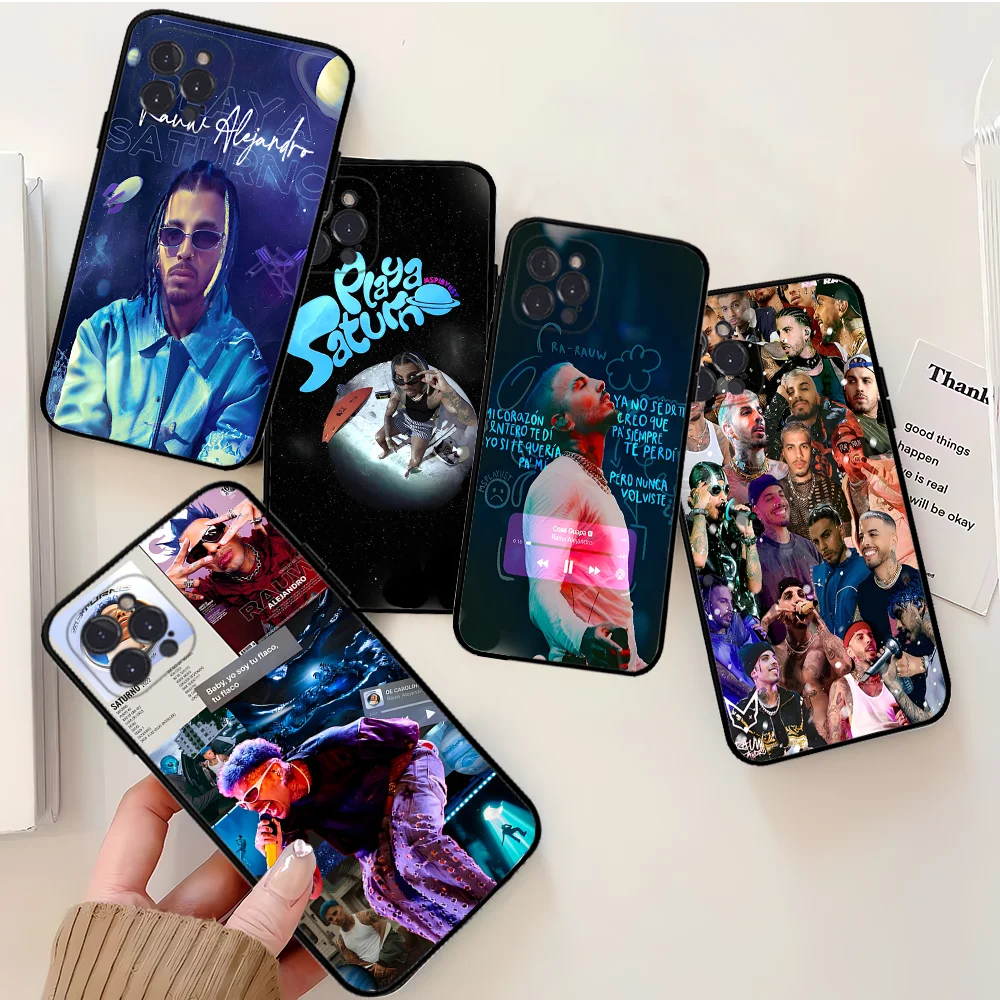 R-Rauw A-Alejandro Playa Saturno Phone Case Silicone Soft for iphone 15 14 13 12 11 Pro Mini XS MAX 8 7 6 Plus X XS XR Cover