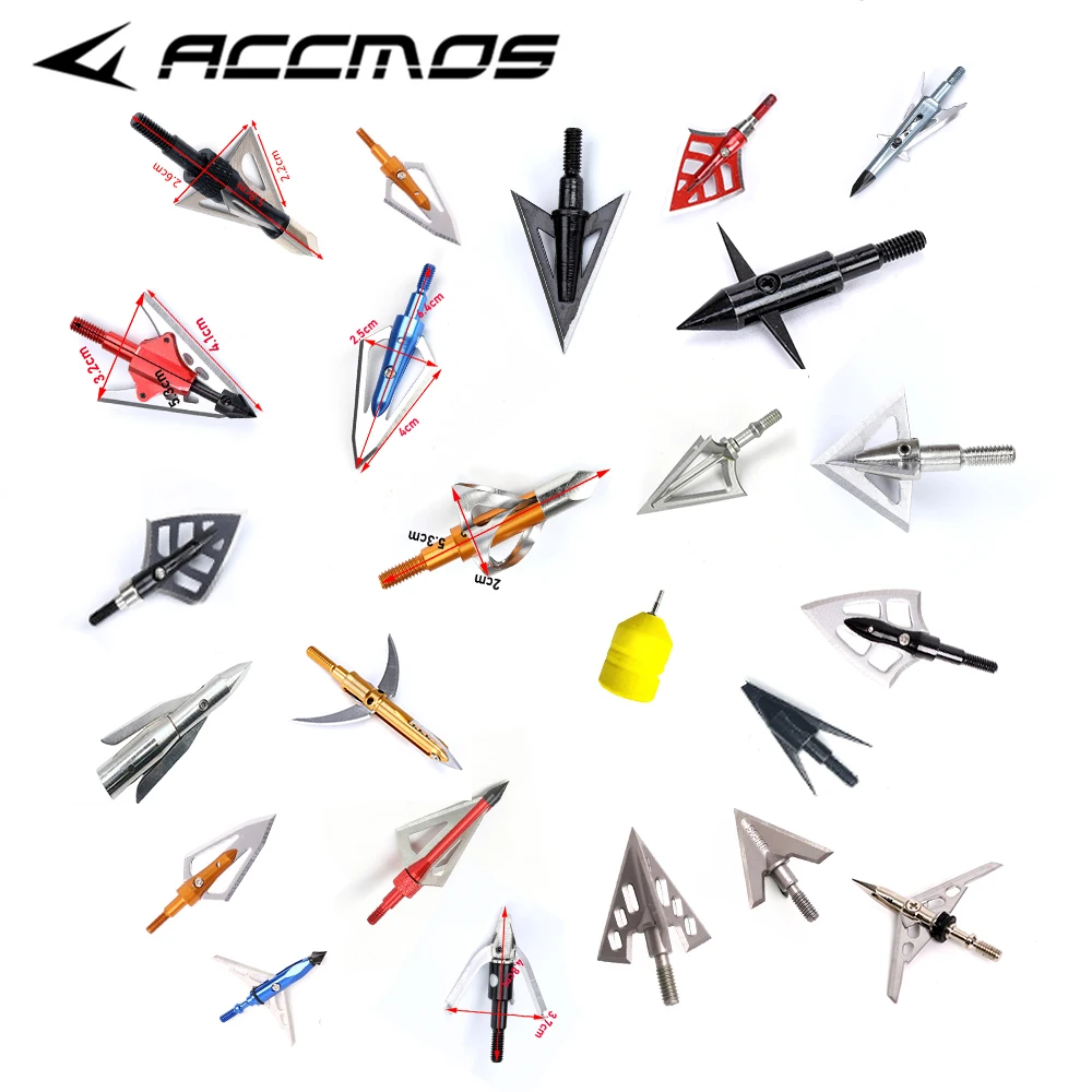 1pcs Hunting Arrowhead Multiple Styles Arrows Tip For Outdoor Training Shooting Bow and Arrow Accessory Tools