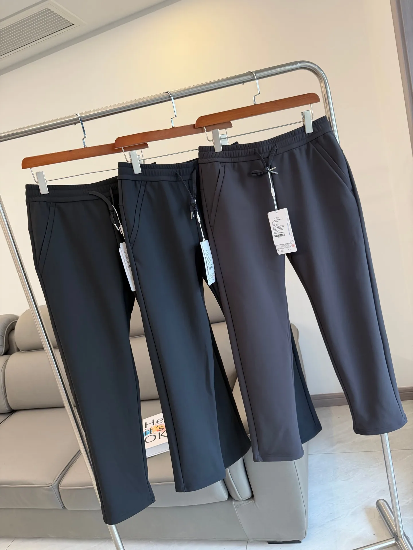 

Мужские уличные брюки с флисовой подкладкой, ветрозащитные, водоотталкивающие, повседневные, теплые, прямого кроя, с эластичным поясом, для ежедневной носки