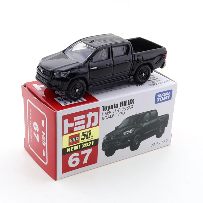 Takara Tomy Tomica No.67 도요타 Hilux 1/70 다이캐스트 금속 다이캐스트 자동차 모델 장식품, 자동차 장난감 선물 장식