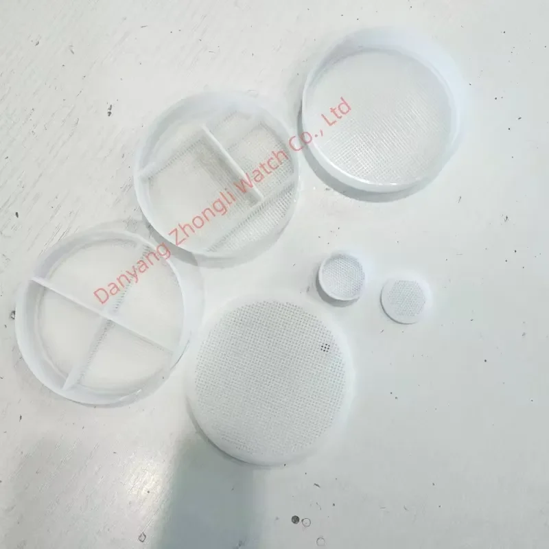 White Plastic Net Basket for Watch Repair Tools Parts Holder Cleaning Tray Compatible with Ultrasonic Watch Cleaning Machine