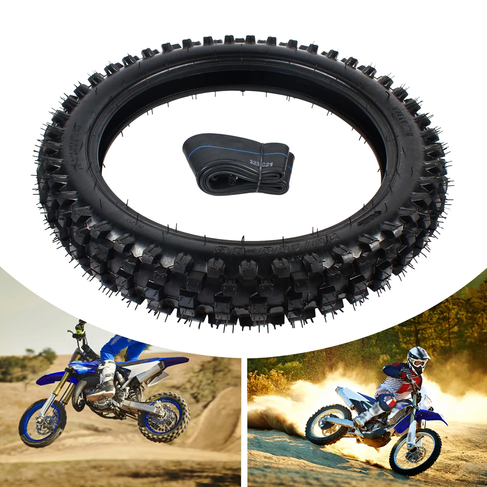 

70/100-19 Front Tire+Tube Set for Honda Dirt Bike KX100 CRF150 New